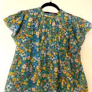 Trovata Birds is Paradise floral cotton blouse